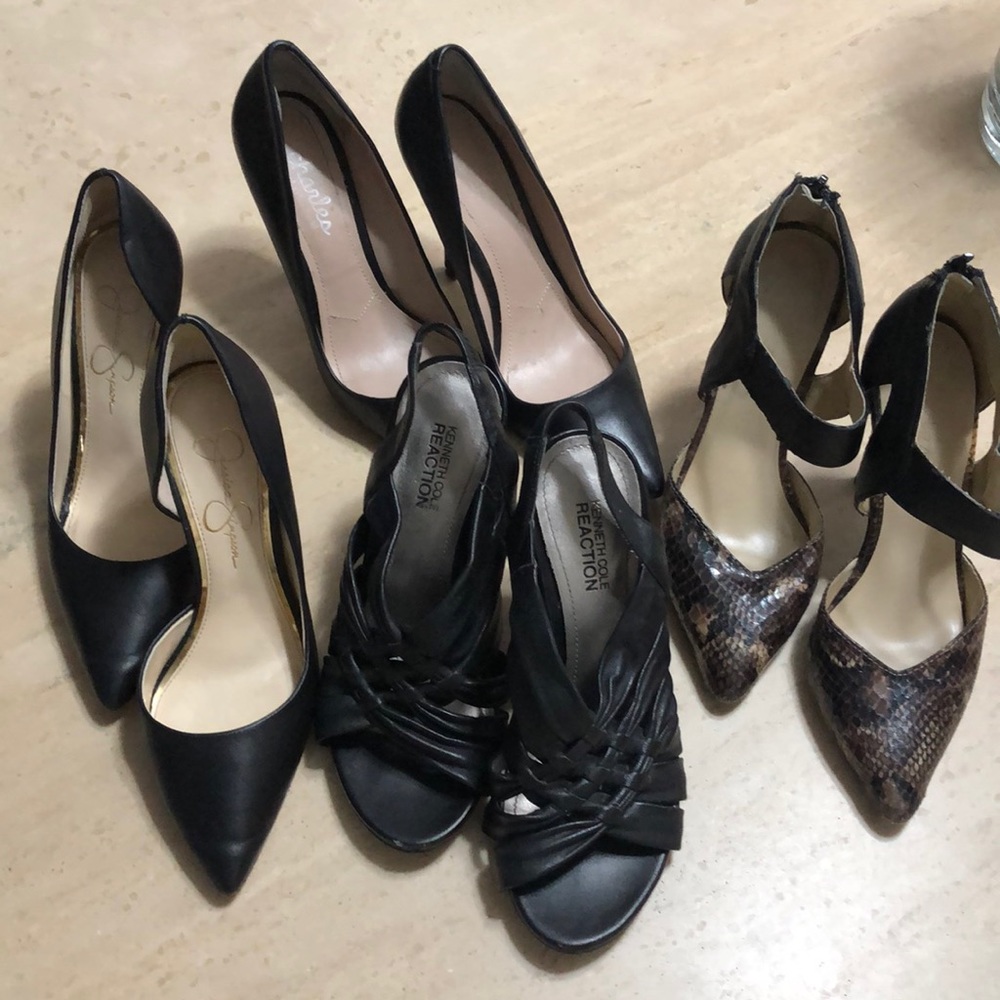 Lot of 4 pairs of high heels-Used